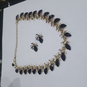 Necklace and earrings
